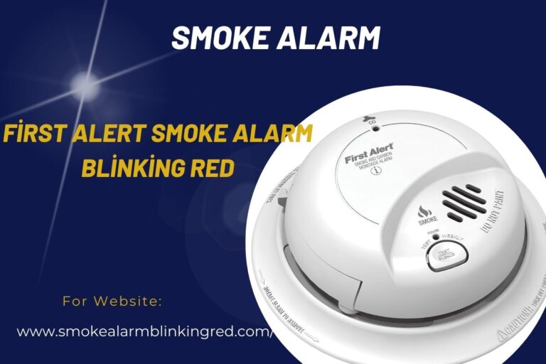 First Alert Smoke Detector Blinking Red